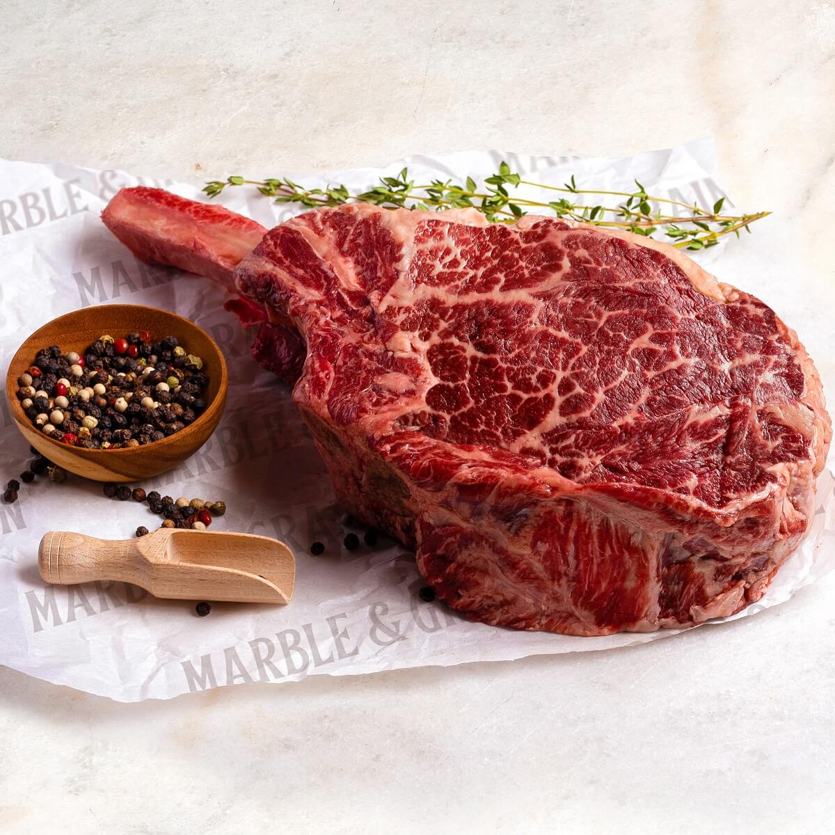 Marble & Grain Beef Cowboy Rib Steak 2"