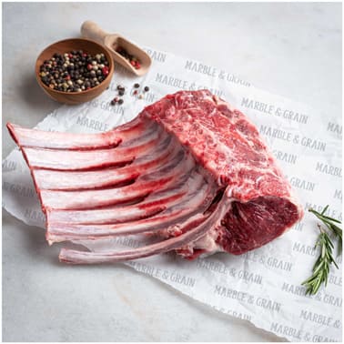 Marble & Grain 8-Bone Frenched Rack of Lamb | 1 pc x 1 | 1.7 - 2.3 lbs