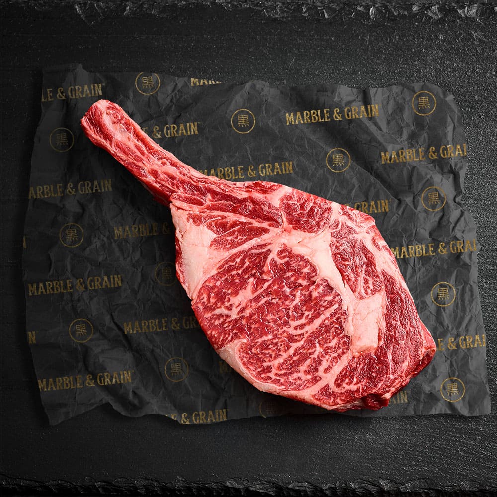 Marble & Grain Wagyu Beef Rib Steak (Bone In) 1.25"