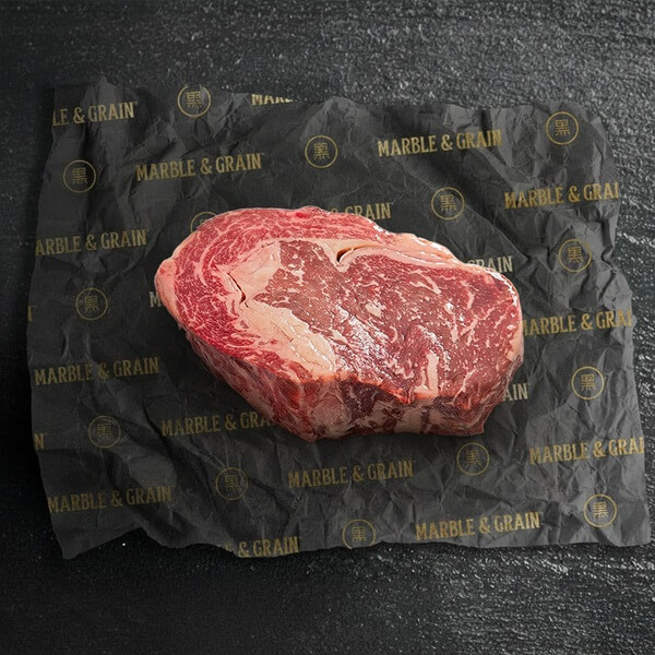 Marble & Grain Wagyu Beef  Ribeye Steak, Boneless 1.25" | 1 pc x 1 | 0.8 - 1.2 lbs